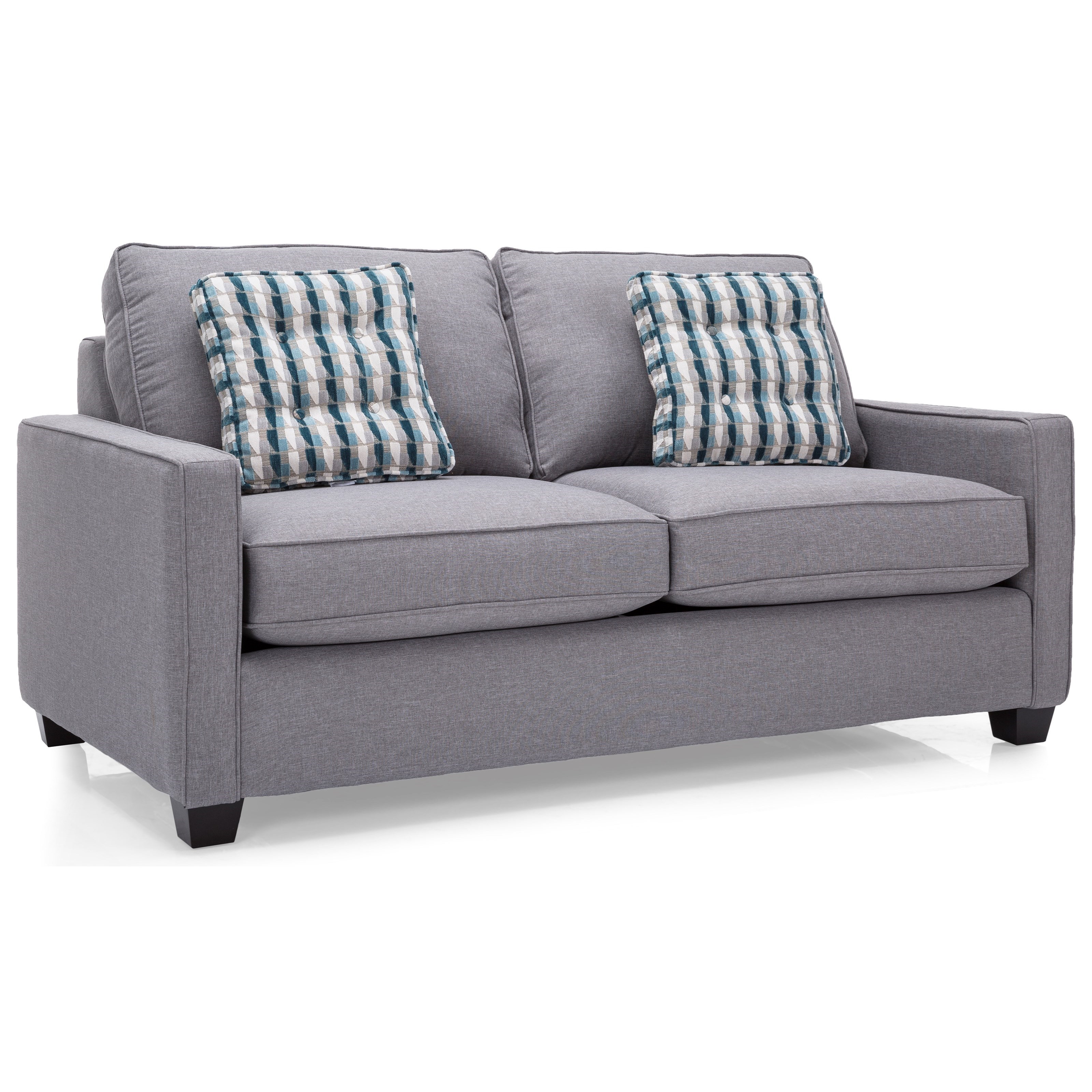 Decor Rest 2855 2855 DOUBLE BED Double Sleeper Sofa Bed Wayside Furniture Mattress Uph Stationary Sofas